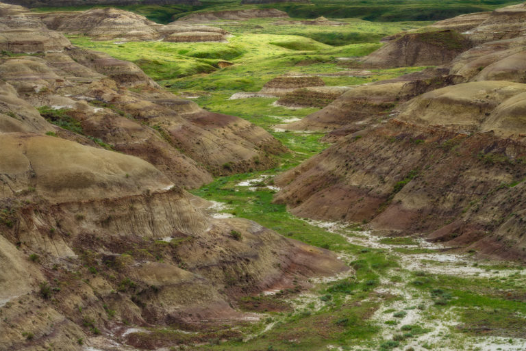 A landscape photograph of rugged east block in saskatchewan